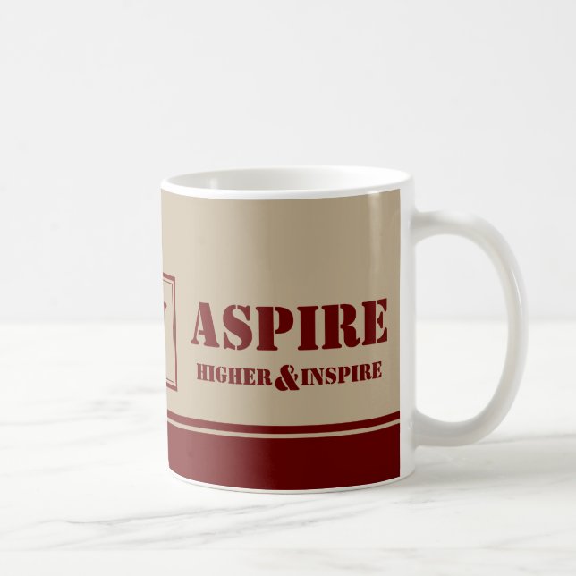 Taza De Café MOTIVO DE INSPIRACIÓN MÁS ALTA DEL ASPIRE inspirad (Derecha)