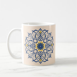 Taza De Café motivo marroquí. mandala