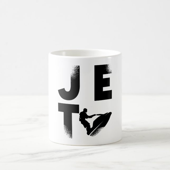 Taza De Café Moto acuático Jetski (Centro)
