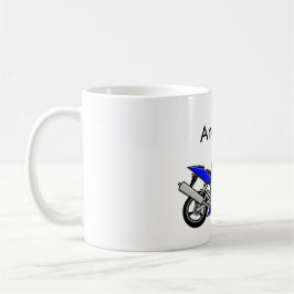 Taza De Café Moto azul
