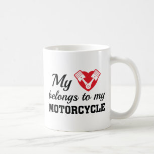 Taza De Café Moto Heart Belongs