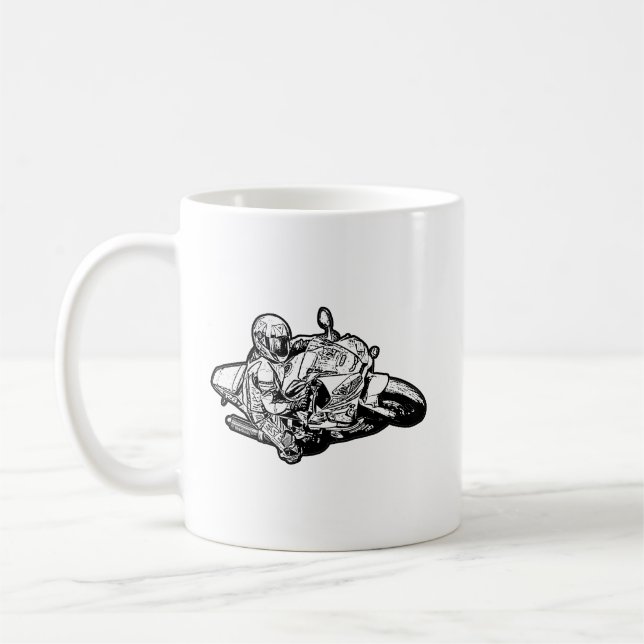 Taza De Café Motocicleta (Izquierda)