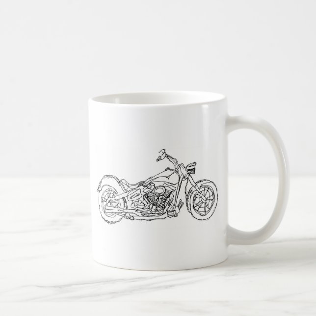 Taza De Café Motocicleta (Derecha)