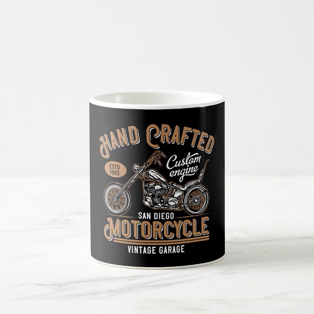 Taza De Café Motocicleta artesanal (Subido por el creador)