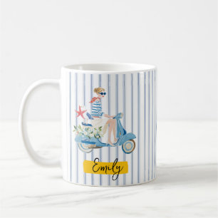 Taza De Café Motocicleta costera