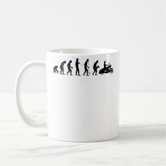 Taza De Café Motocicleta de Evolución Motociclista Motocicleta