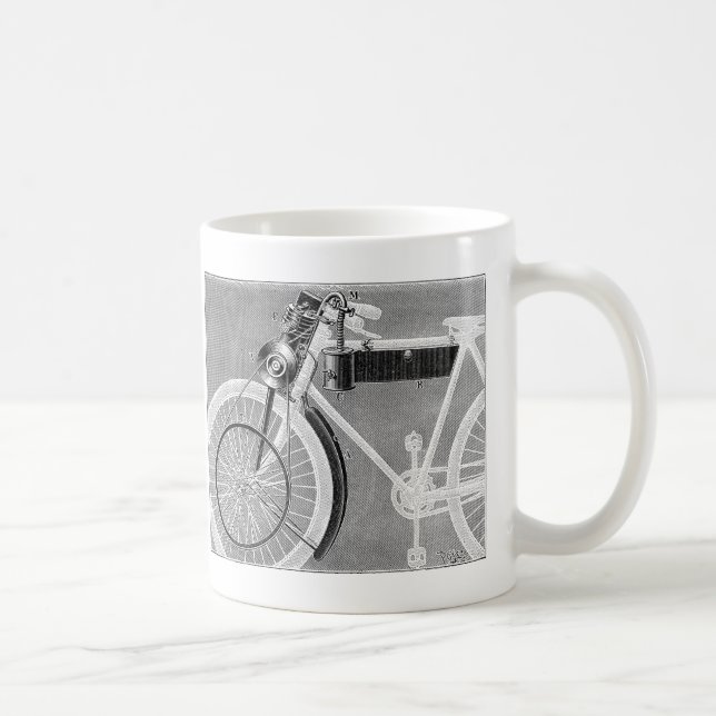 Taza De Café Motocicleta de Werner, 1898 (Derecha)