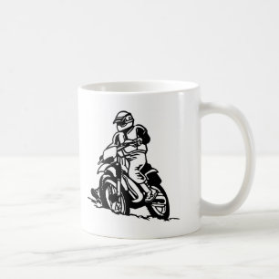 Taza De Café Motocicleta del motocrós