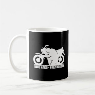 Taza De Café Motocicleta masculina dura y más dura de rozar