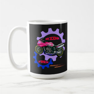 Taza De Café Motocicleta segura y gratuita