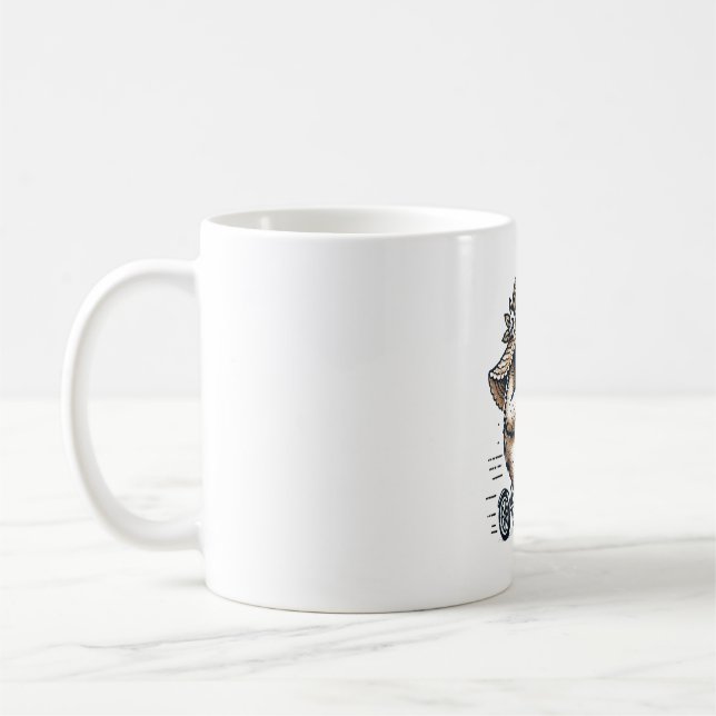 Taza De Café Motociclismo de eslogan (Izquierda)
