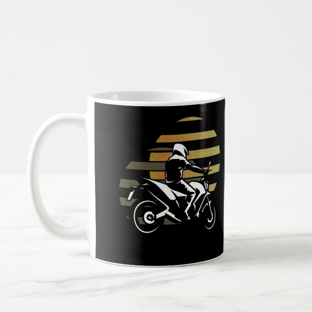 Taza De Café Motociclista (Izquierda)