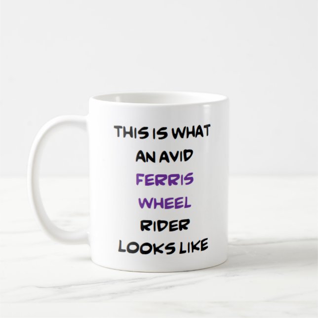 Taza De Café motociclista, ávido (Izquierda)