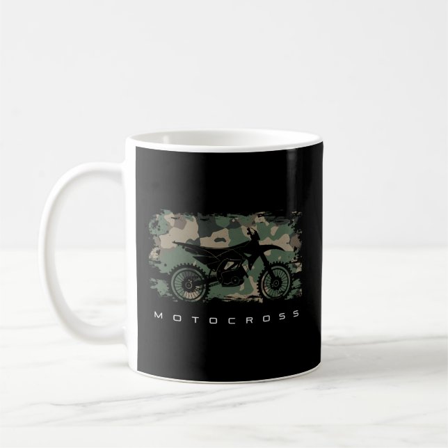 Taza De Café Motocross Dirt Bike - Dirt Bike Motocross (Izquierda)