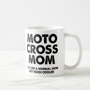 Taza De Café Motocross Mom Funny Dirt Bike Mug o Travel Mug