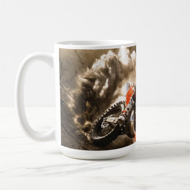 Taza De Café Motocross Rider (Izquierda)