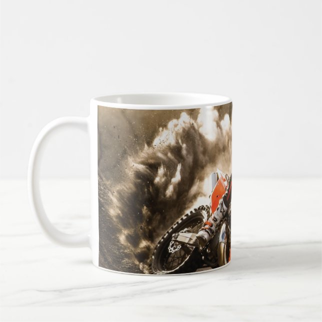 Taza De Café Motocross Rider (Izquierda)