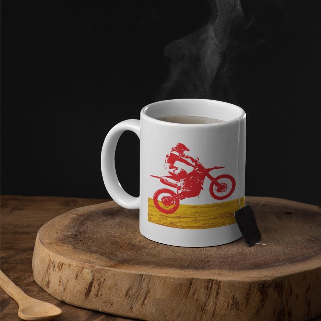 Taza De Café Motocross Rider (Subido por el creador)
