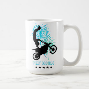 Taza De Café Motocross Vuela Alto