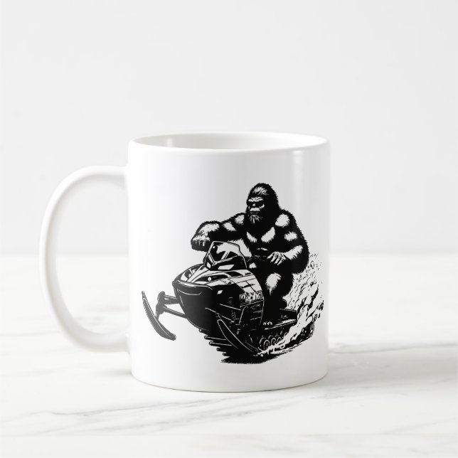 Taza De Café Motonieve Bigfoot (Izquierda)