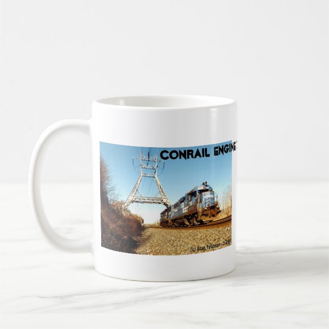 Taza De Café Motor 7741 de Conrail en Pencoyd Penna (Izquierda)