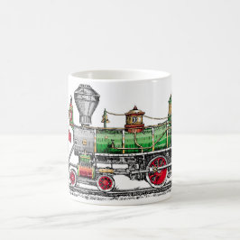 Taza De Café Motor de vapor de Baldwin