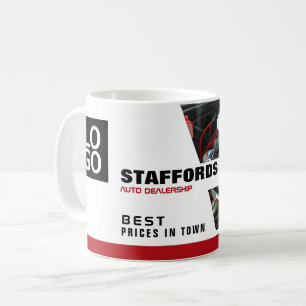 Taza De Café Motor del coche, publicidad de la distribución aut