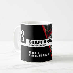 Taza De Café Motor del coche, publicidad de la distribución aut