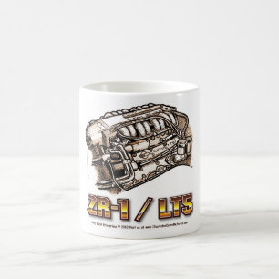 Taza De Café Motor del Corvette de ZR1 LT5