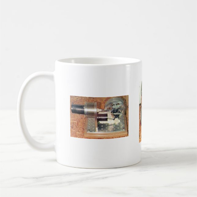 Taza De Café Motor esterlina del aire caliente (Izquierda)