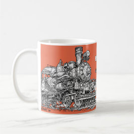 Taza De Café Motor Heisler de vapor 1899