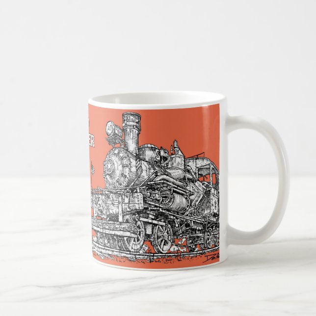 Taza De Café Motor Heisler de vapor 1899 (Derecha)