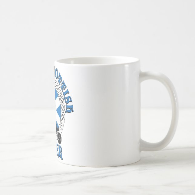Taza De Café Motorista escocés orgulloso (Derecha)