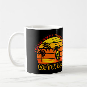 TAZA DE CAFÉ MOTOVLOG DE RECHAZO INALÁMBRICO DE TIEMPO DE TRAYE
