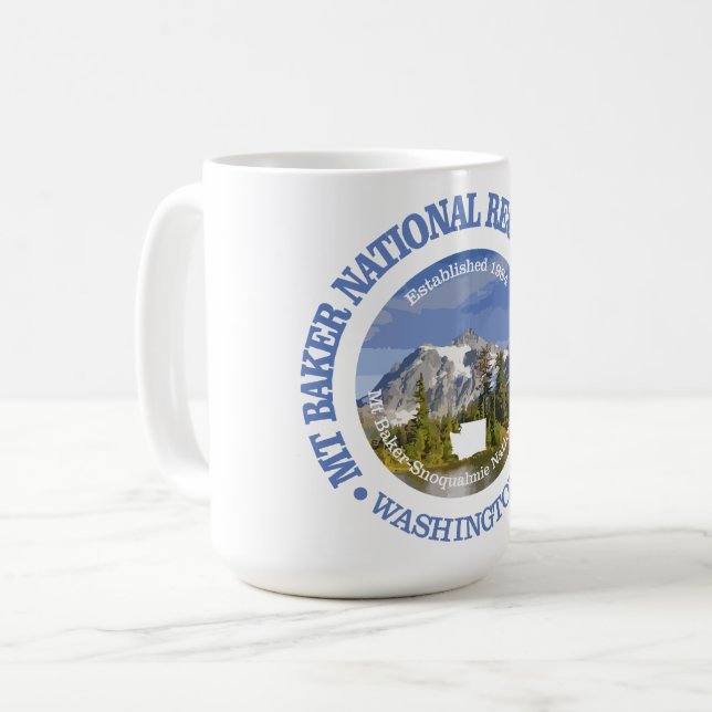 Taza De Café Mount Baker NRA (Anverso izquierdo)