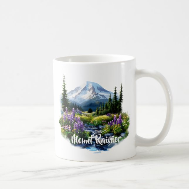 Taza De Café Mount Rainier Coffee Mug (Derecha)