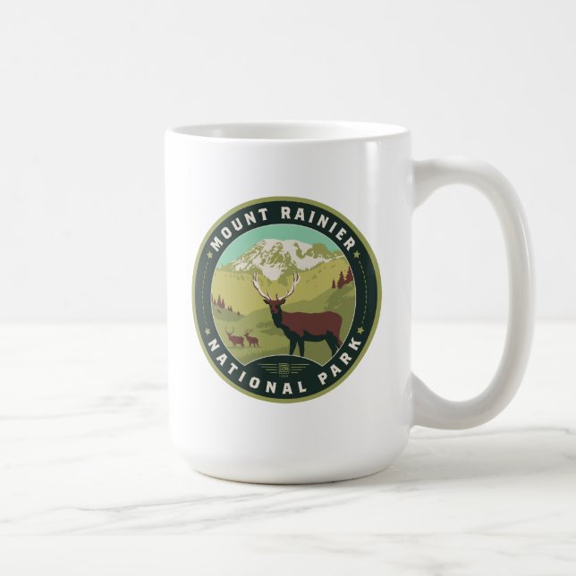 Taza De Café Mount Rainier National Park (Derecha)