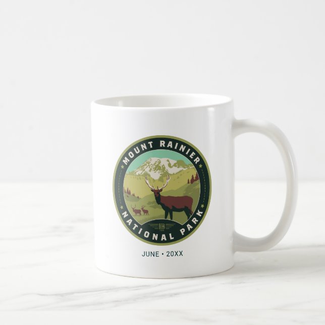 Taza De Café Mount Rainier National Park (Derecha)