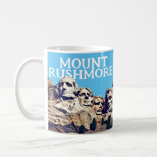 Taza De Café Mount Rushmore Mug (Izquierda)
