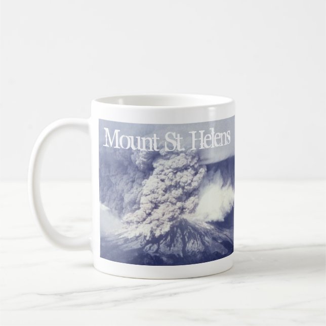 Taza De Café Mount St. Helens Eruption Mug (Izquierda)
