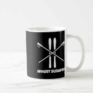 Taza De Café Mount Sunapee New Hampshire Esquí Bajada Nórdica