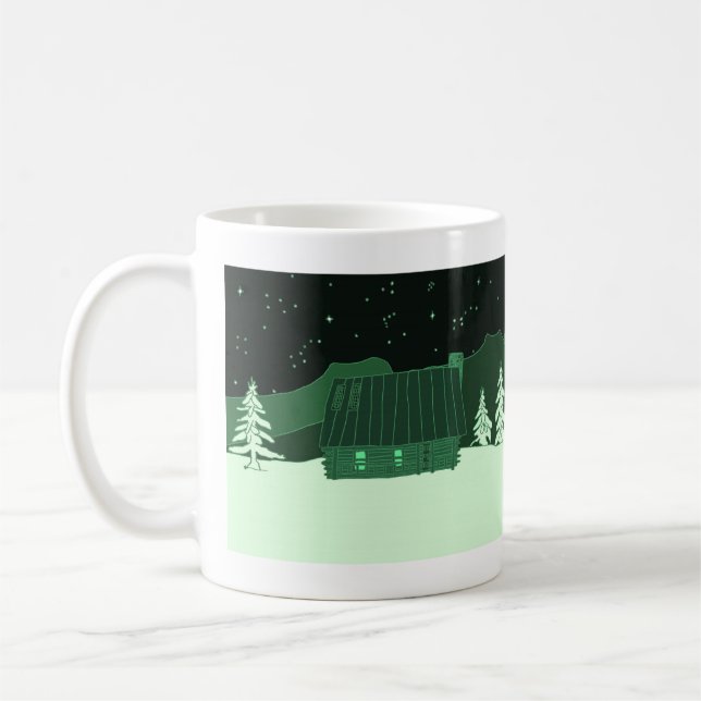 Taza De Café Mountain Cabin Mug (Izquierda)