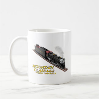 Taza De Café Mountain Locomotive 4-8-2 Dual-Sided Mug