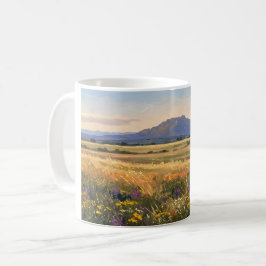 Taza De Café Mountain on the plain
