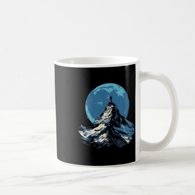Taza De Café Mountain Peak Adventure Design - Climbing And Hiki (Derecha)