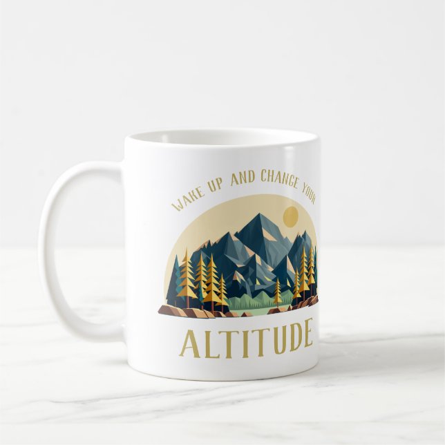 Taza De Café Mountain Sunrise Hiker (Izquierda)