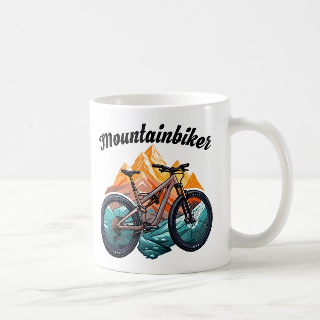 Taza De Café Mountainbike (Derecha)