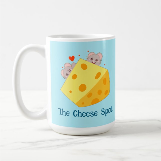 Taza De Café Mouses Y Queso (Izquierda)