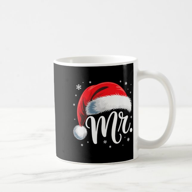Taza De Café Mr And Mrs Claus Couples Matching  (Derecha)