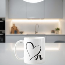 Mr. Black Heart Mug